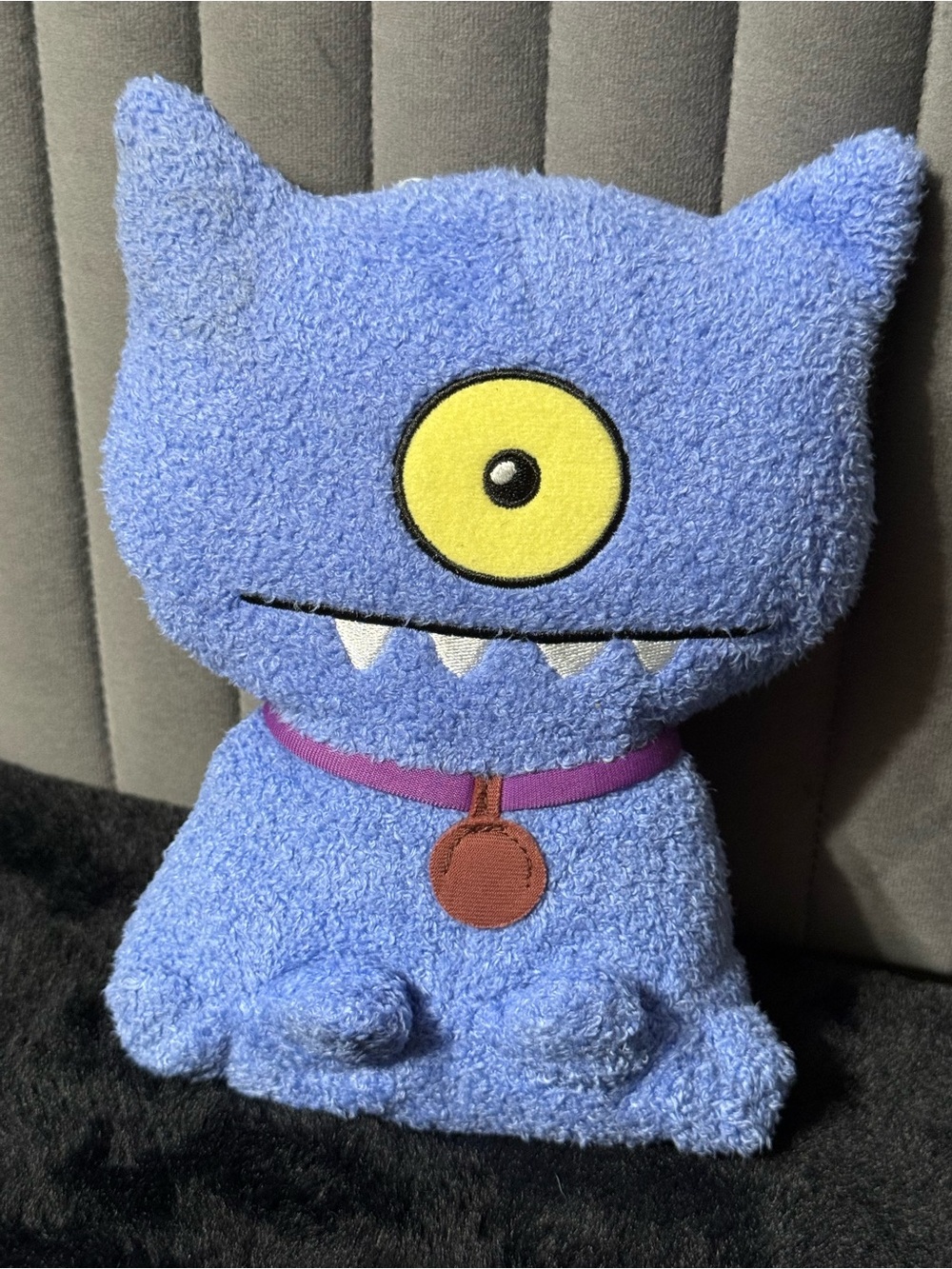 UglyDolls Ox Blue Monster Plush Hasbro 2019 Stuffed Toy Yellow Eye 8”